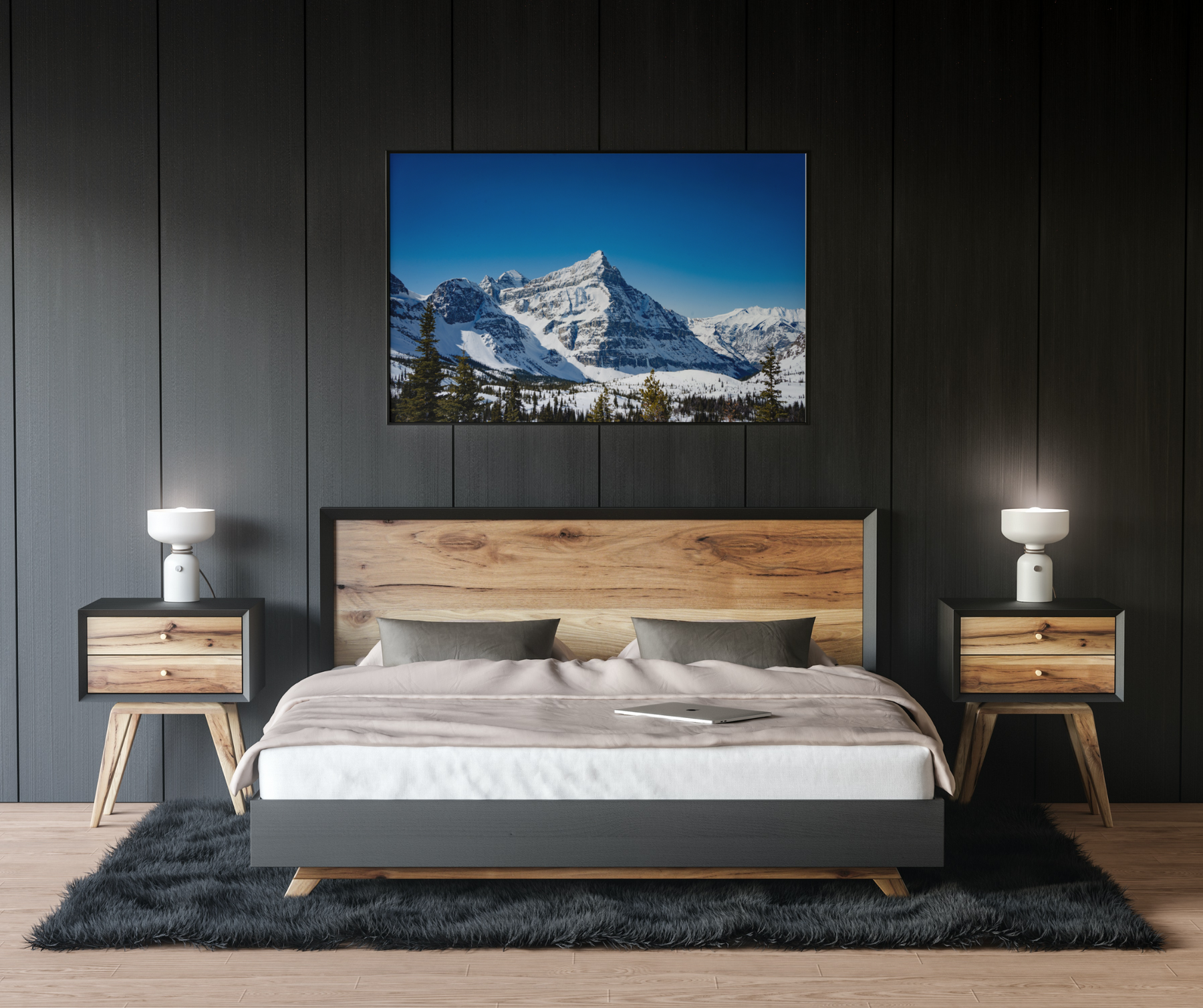 Digital Print: Canmore Rocky Mountains