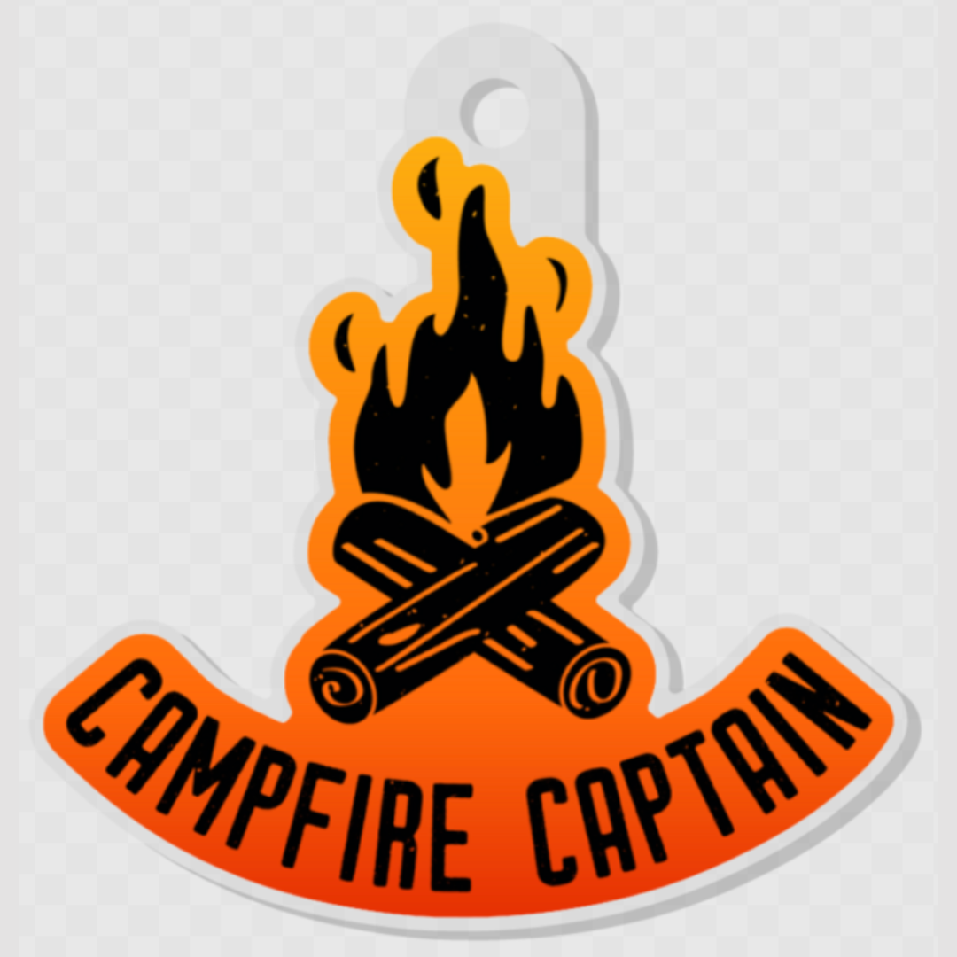 Campfire Captain Keychain
